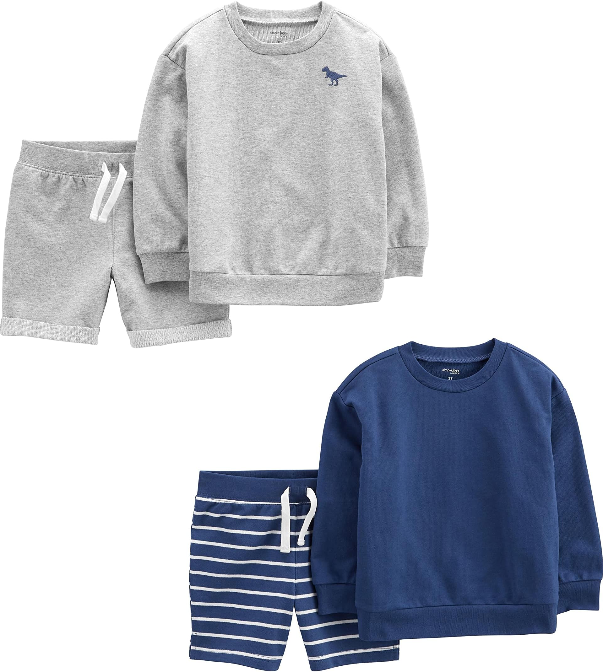 Simple Joys by Carter'sboys 4-piece Sweatshirt Set