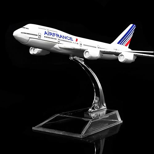 Miniatura 2 de 24-Hours Air France Plane B747 Aleación Metal Avión Modelos Die-cast 1400