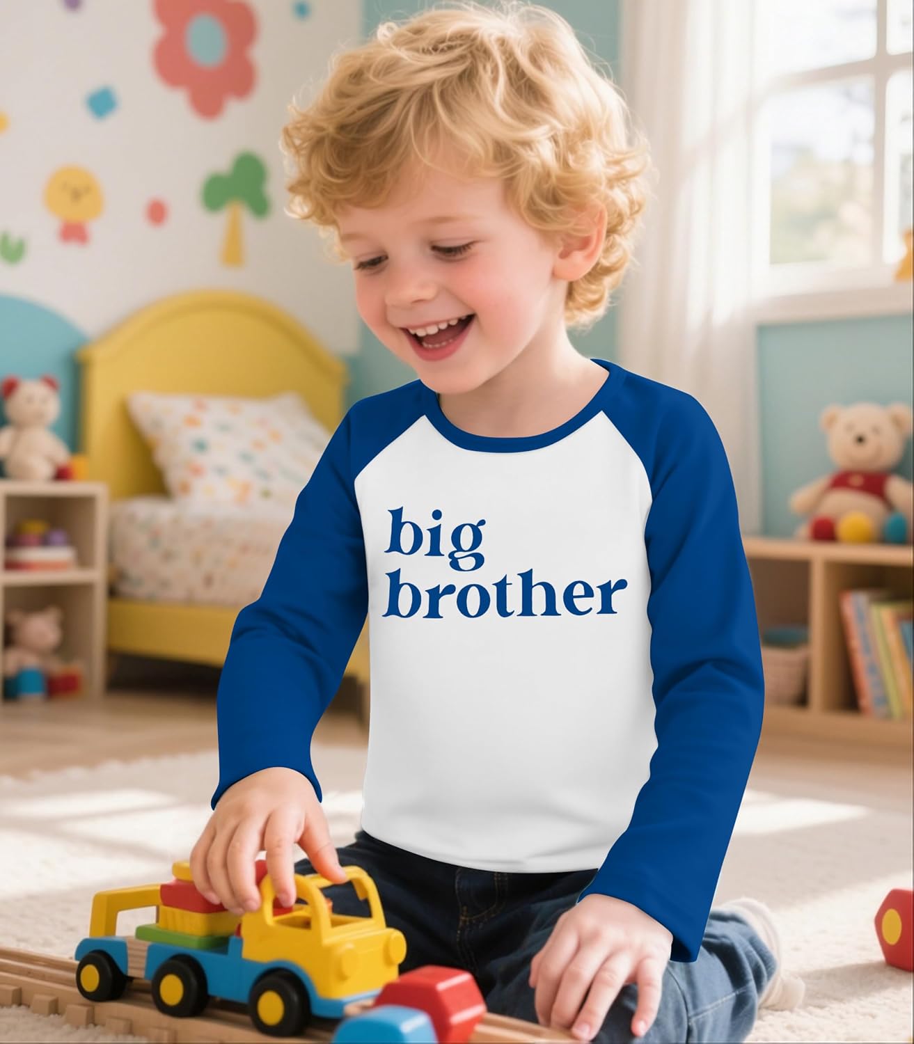 Big Brother Shirts Toddler Boys Reveal Promoted to Big Brother Gift Tops