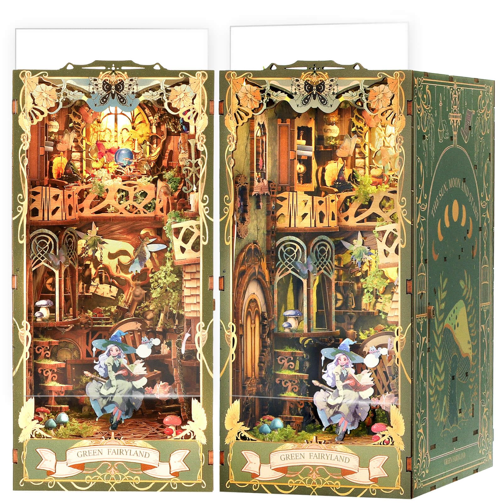Amazon.com: Jioustoy Book Nook Kit for Adult, Booknook with Dust