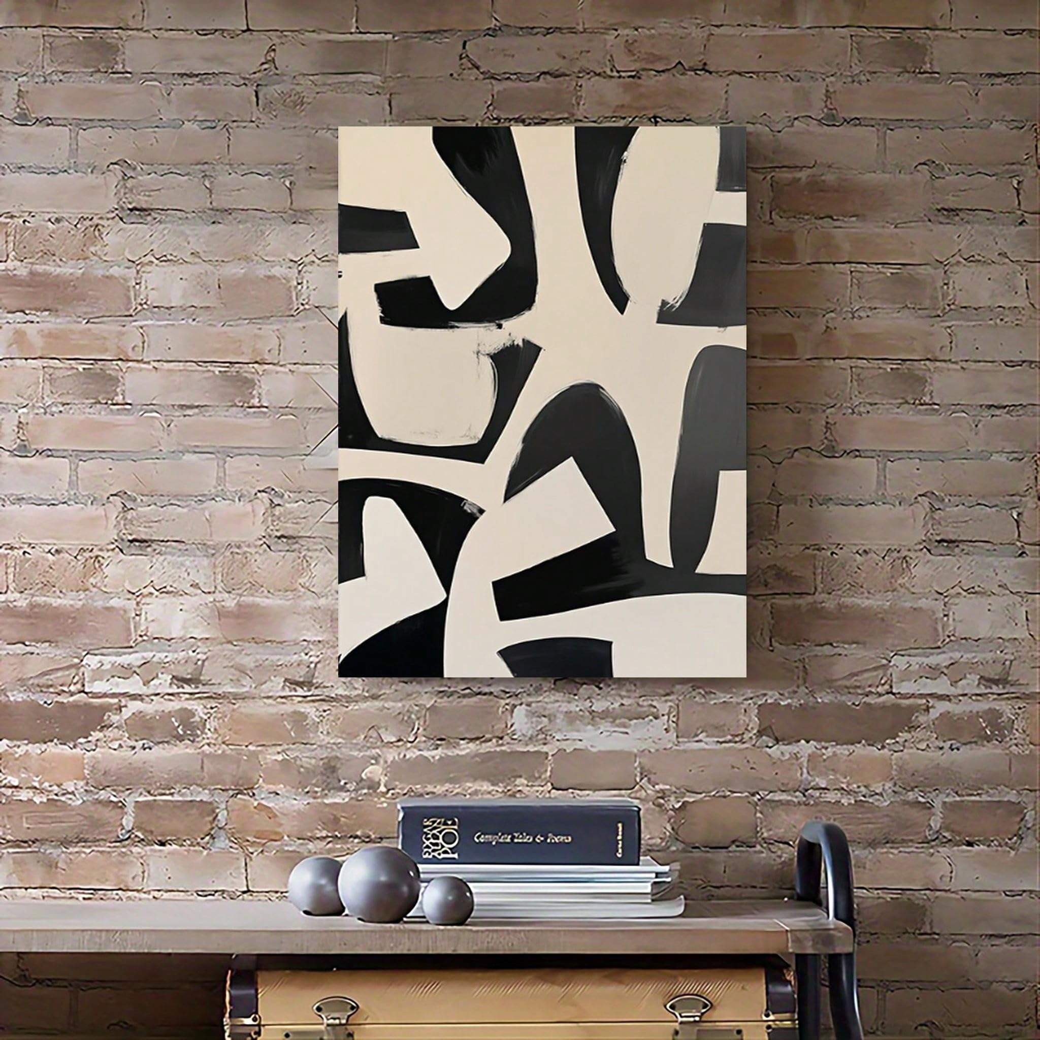 Póster moderno estilo art déco abstracto, lámina decorativa de 50x70cm para salón