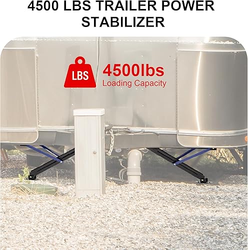 Miniatura 17 de POLESTAR - Gato eléctrico de lanza para remolque de 5000 lb, tipo A-Frame con funda impermeable y luz LED para casas rodantes, remolques y RV, 12 V