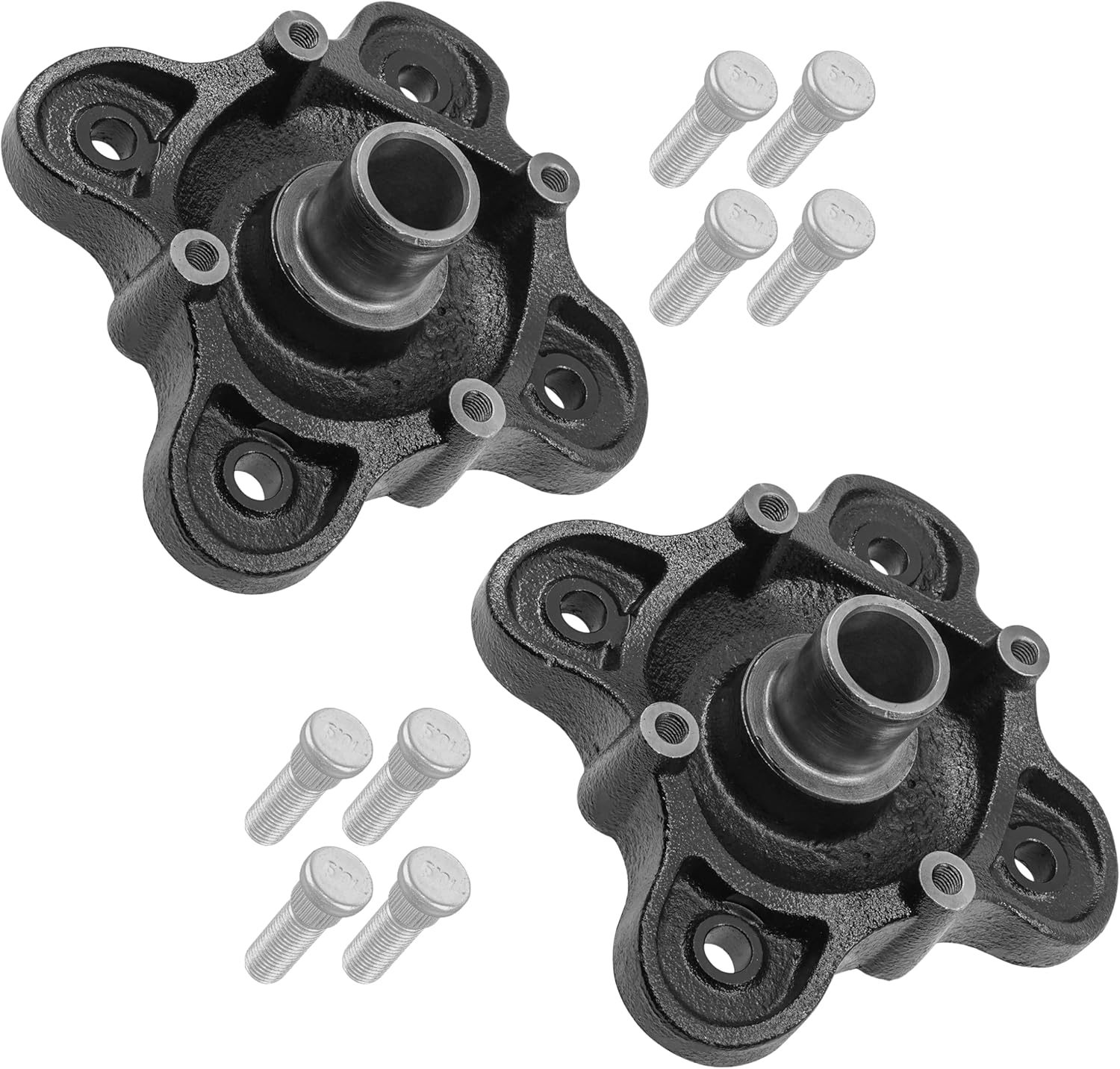 Caltric Rear Wheel Hub With Bolts Compatible with Polaris Ranger 900 Crew All Options 2014-2016 New