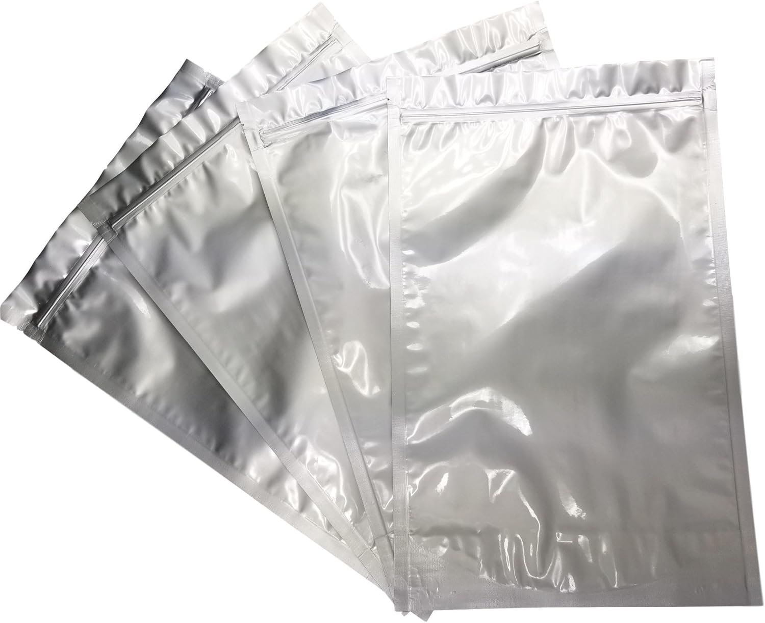 ShieldPro Odor-Proof Zip Seal 5 Mil 1 Gallon Gusseted Aluminum Foil Mylar Bag (10"x16"x4") for Long Term Storage of Food (50)