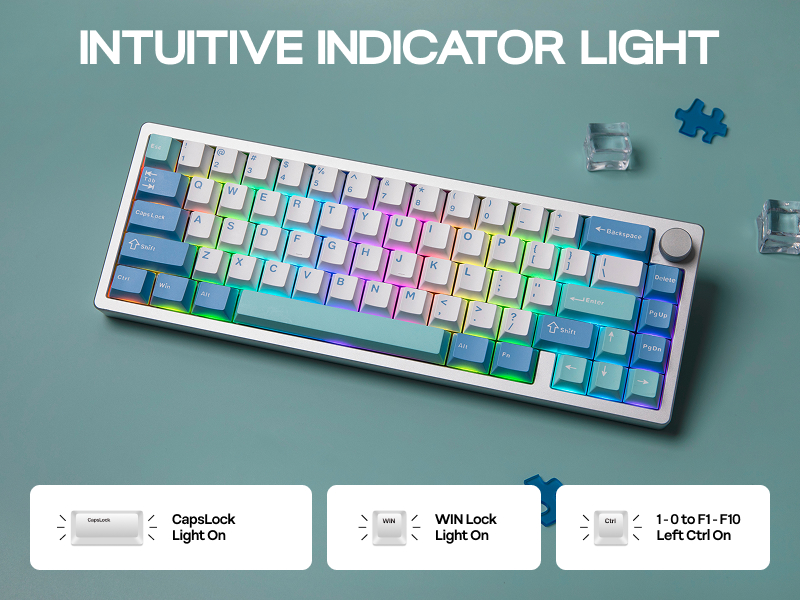 Amazon.com: EPOMAKER Galaxy65 Wireless QMK/VIA Mechanical Keyboard