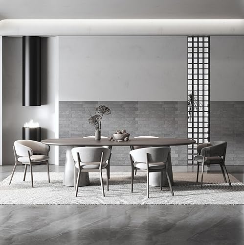 Miniatura 6 de COLAMO 10 piezas de lujo gris claro para cocina, azulejos de metro autoadhesivos más gruesos, azulejos de cerámica mate sintéticos, pegar en la