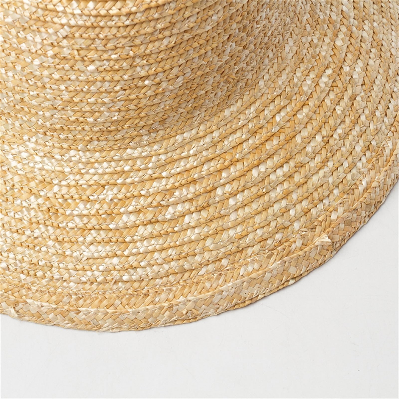 Cappello da Sole in Paglia a Tesa Larga per Bambini - Tessuto a Mano con Cinturino Regolabile per Protezione UV