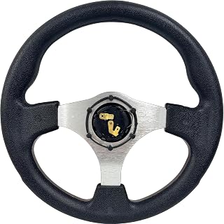Huskey 12.5 Inch Golf Cart Steering Wheel For Club Car/EZGO/YMH