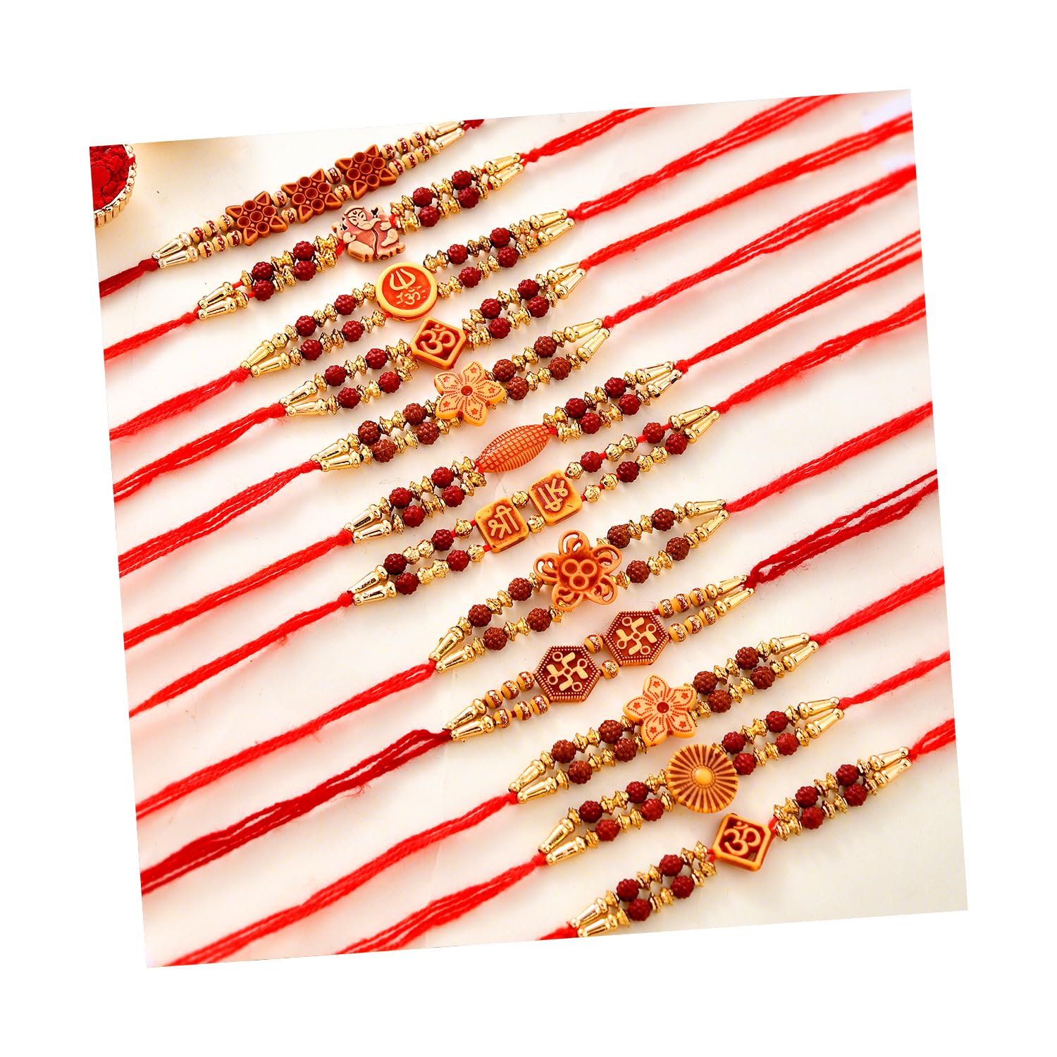 CraftVatika Multicolor Combo of 12 Rakhi Set for Men With Best Wishes, Elegant Kundan Stone Pearl Glitter Rakhi Designer Rakhi for Brother/bhaiya (B097QF5F2P) Amazon Price History, Amazon Price Tracker