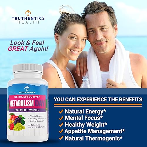 Miniatura 2 de TRUTHENTICS Día del metabolismo + paquete EliminAid - Ayuda al metabolismo y la energía para un metabolismo lento más limpieza del colon y alivio de