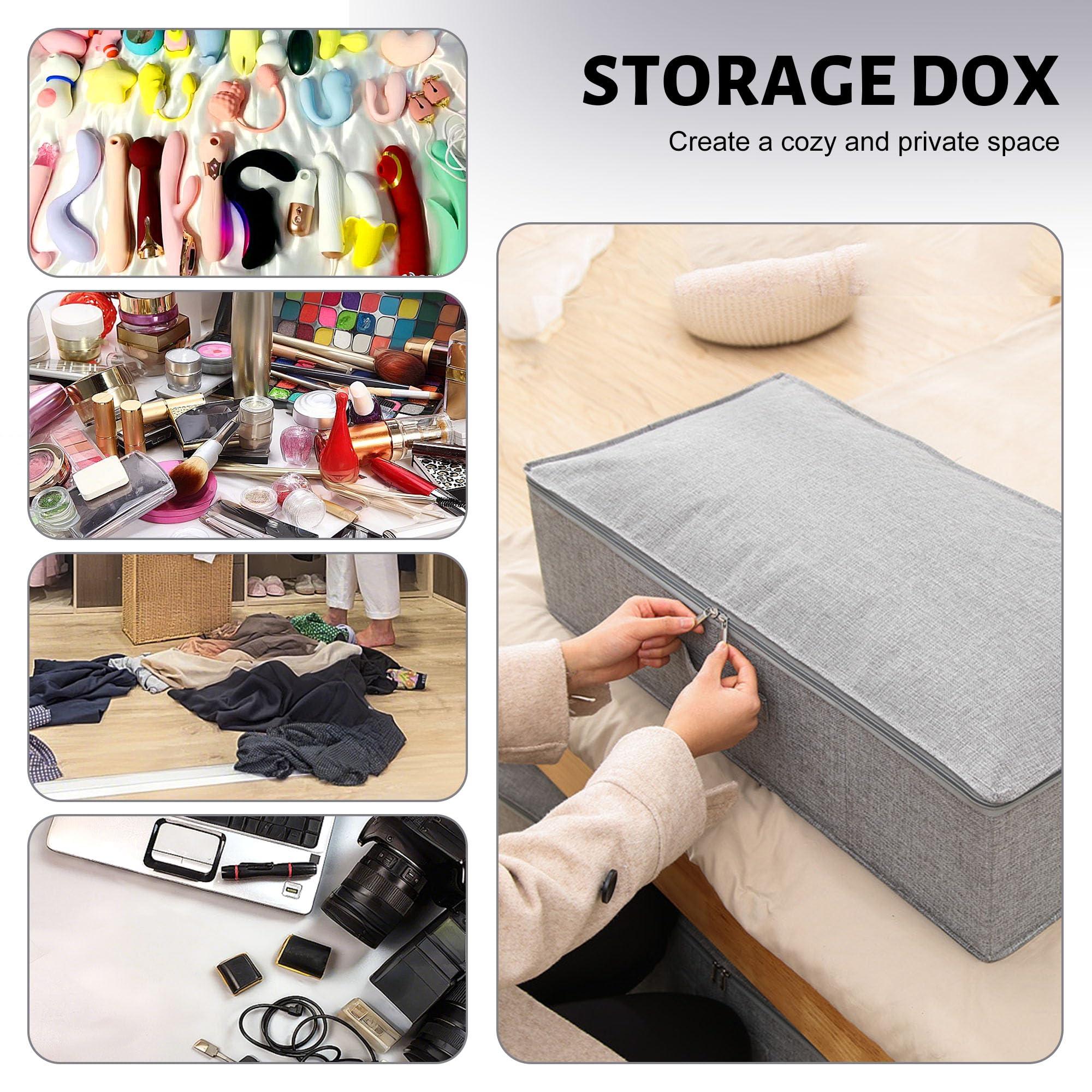 Amazon.com: Turesmith Lockable Adult Toy Storage Box Large Capacity Foldable Sex Toy Storage with Password Lock for Discreet Organization, 30 * 15 * 7" : Health & Household Amazon.com: Turesmith Lockable Adult Toy Storage Box Large Capacity Foldable Sex Toy Storage with Password Lock for Discreet Organization, 30 * 15 * 7" : Health & Household