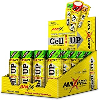 Amix - Cellup Shot - Suplemento Alimenticio - Contiene Cafeína - Aumenta la Fuerza y Congestión Muscular - Fórmula Pre-Entrenamiento - Nutrición Depor