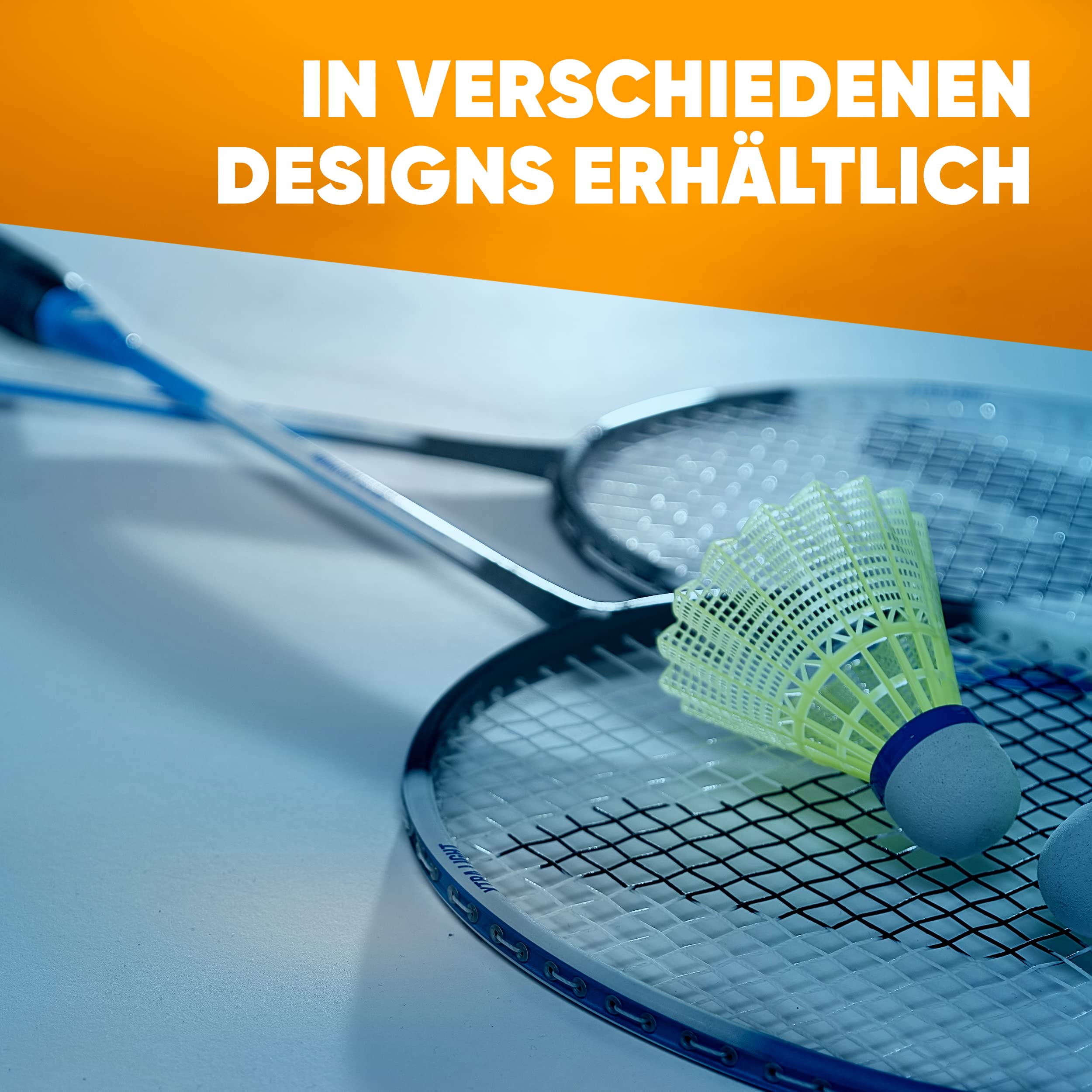 Apollo Badminton Set - Federballschläger Set für Training, Sport und Spaß mit der Familie, 2X Carbon Composite Badmintonschläger mit Tasche und Federbällen, leichte Badminton Schläger, Federballset