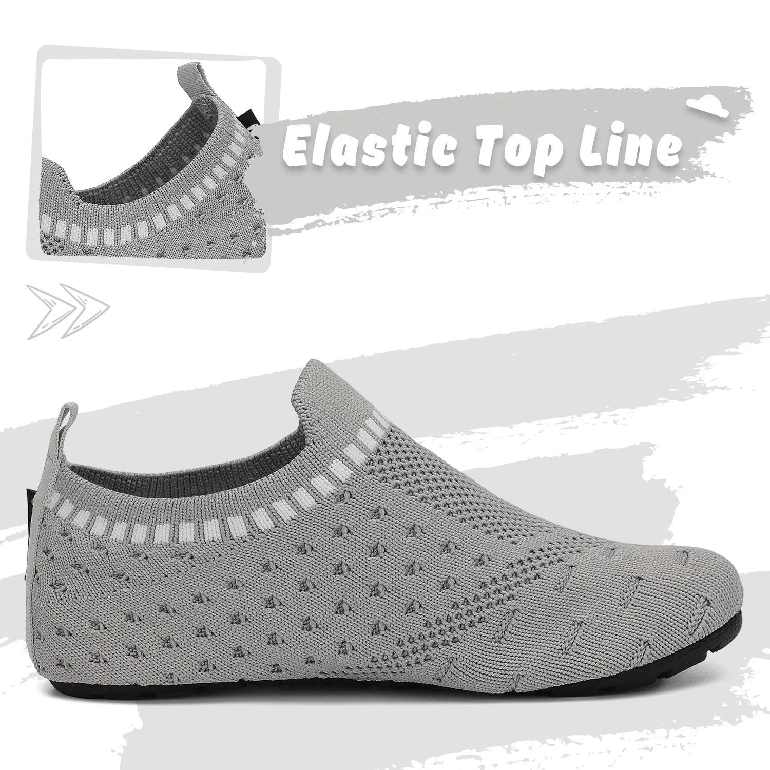 SAGUARO Pantofole per Bambini Unisex Scarpe a Magli per Primavera e Estive - Antiscivolo & Leggero