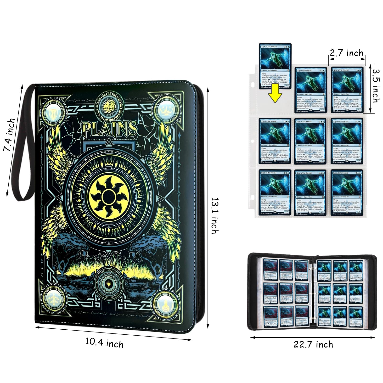 Amazon.co.jp: MTGPRO トレーディングカードバインダー 9ポケット