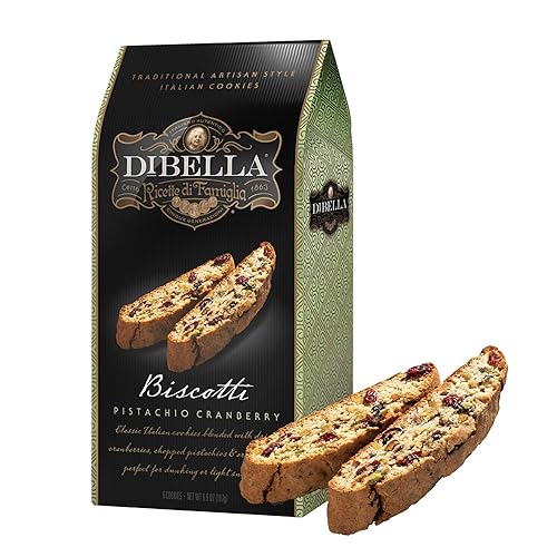 Dibella Gourmet Biscotti Pistachio Arándano Pack de 3 66oz cajas