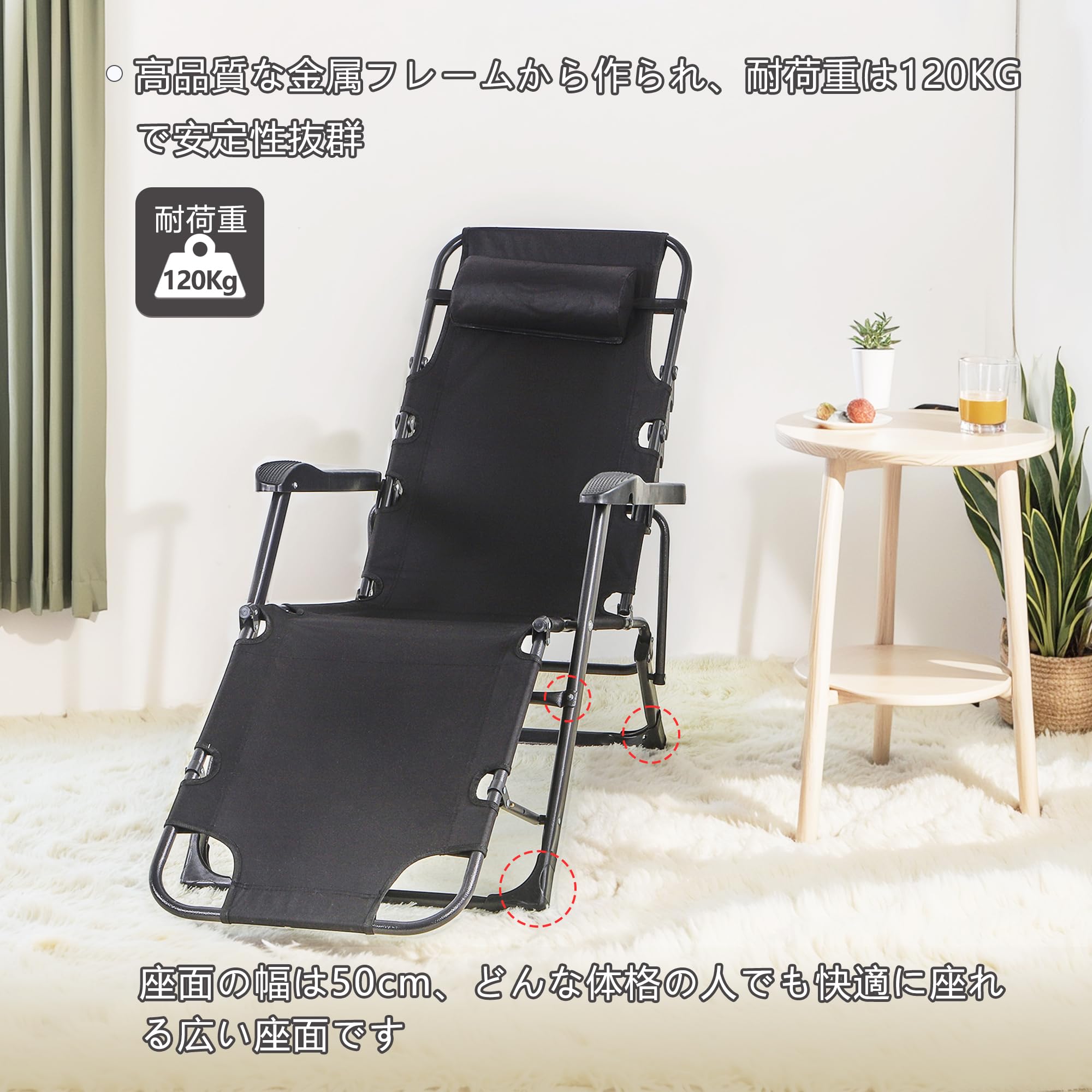 ❣️新品未使用❣️VECELO 折りたたみベッド キャンプ　リクライニング Amazon | VECELO 折りたたみベッド 折り畳み 室内外兼用 簡易