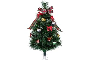 Sympathy Christmas Tree - Cemetery Grave Vase Decoration