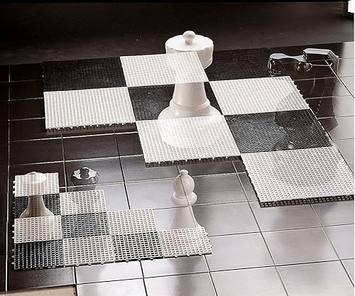 Miniatura 4 de rolly toys Tablero de juego de ajedrez y damas gigante/de gran tamaño