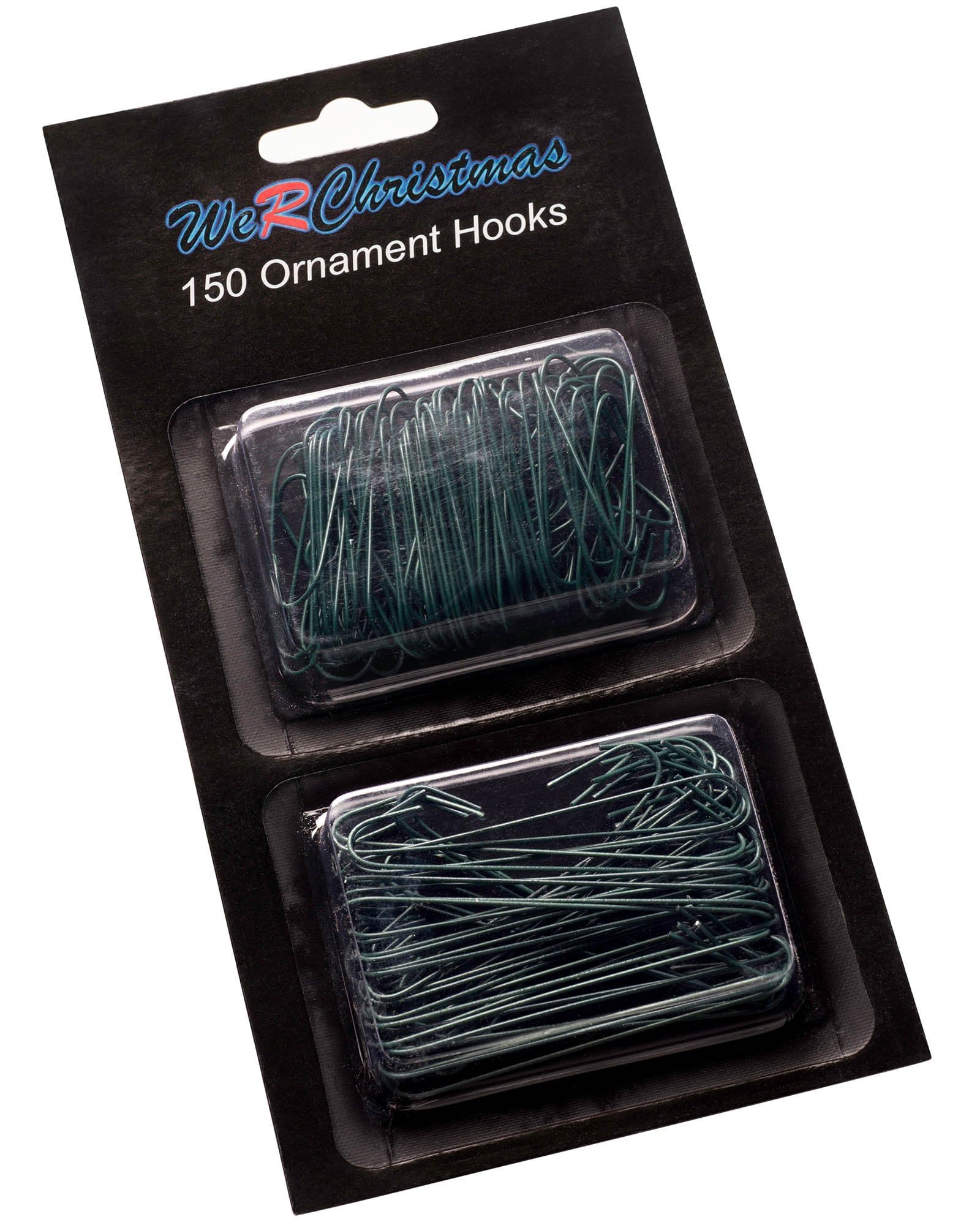 WeRChristmas Ornament Hooks, Metal, Green, Small and Large Multi-Pack
