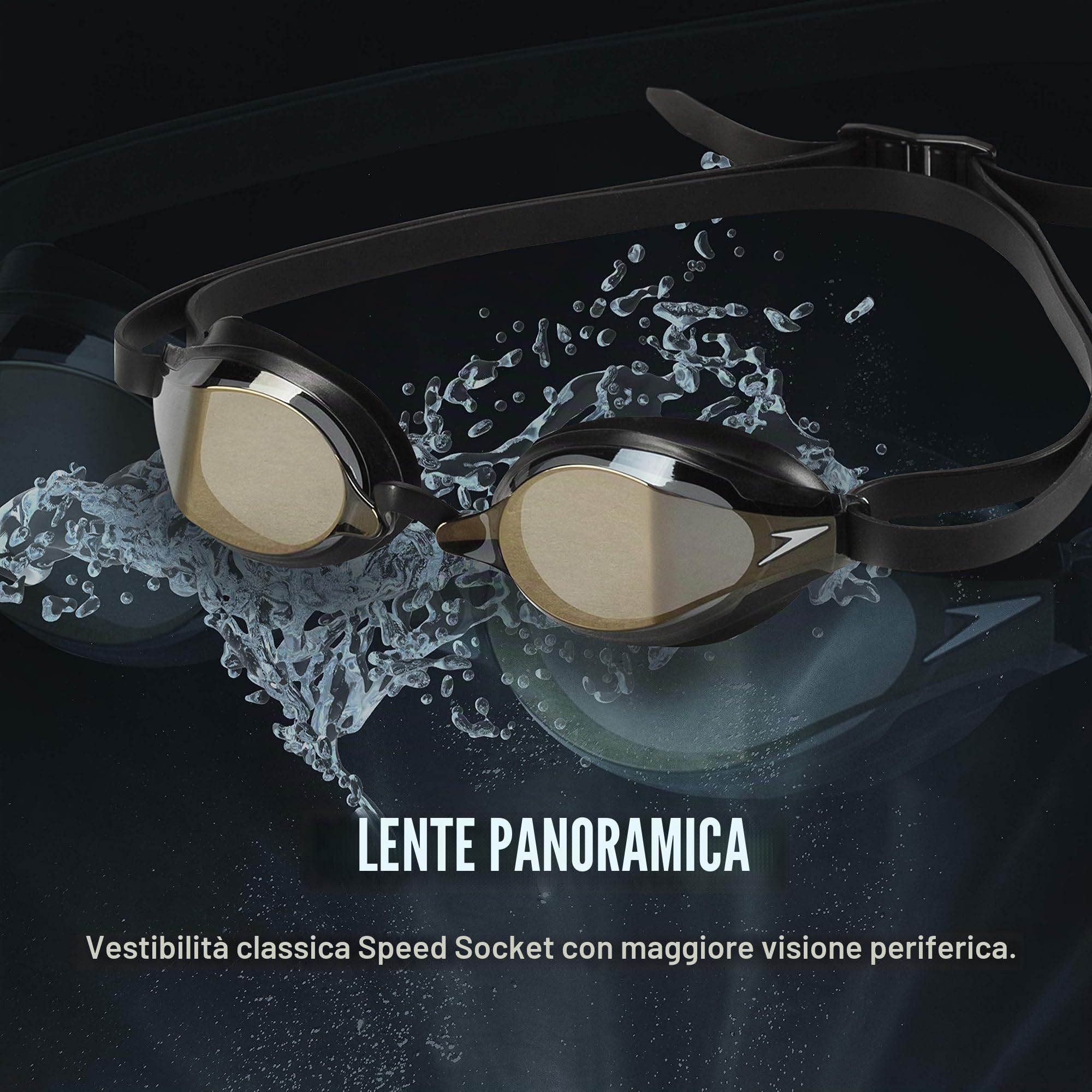 Speedo Swim Goggles Socket 2.0 - Occhialini da nuoto unisex (confezione da 1)