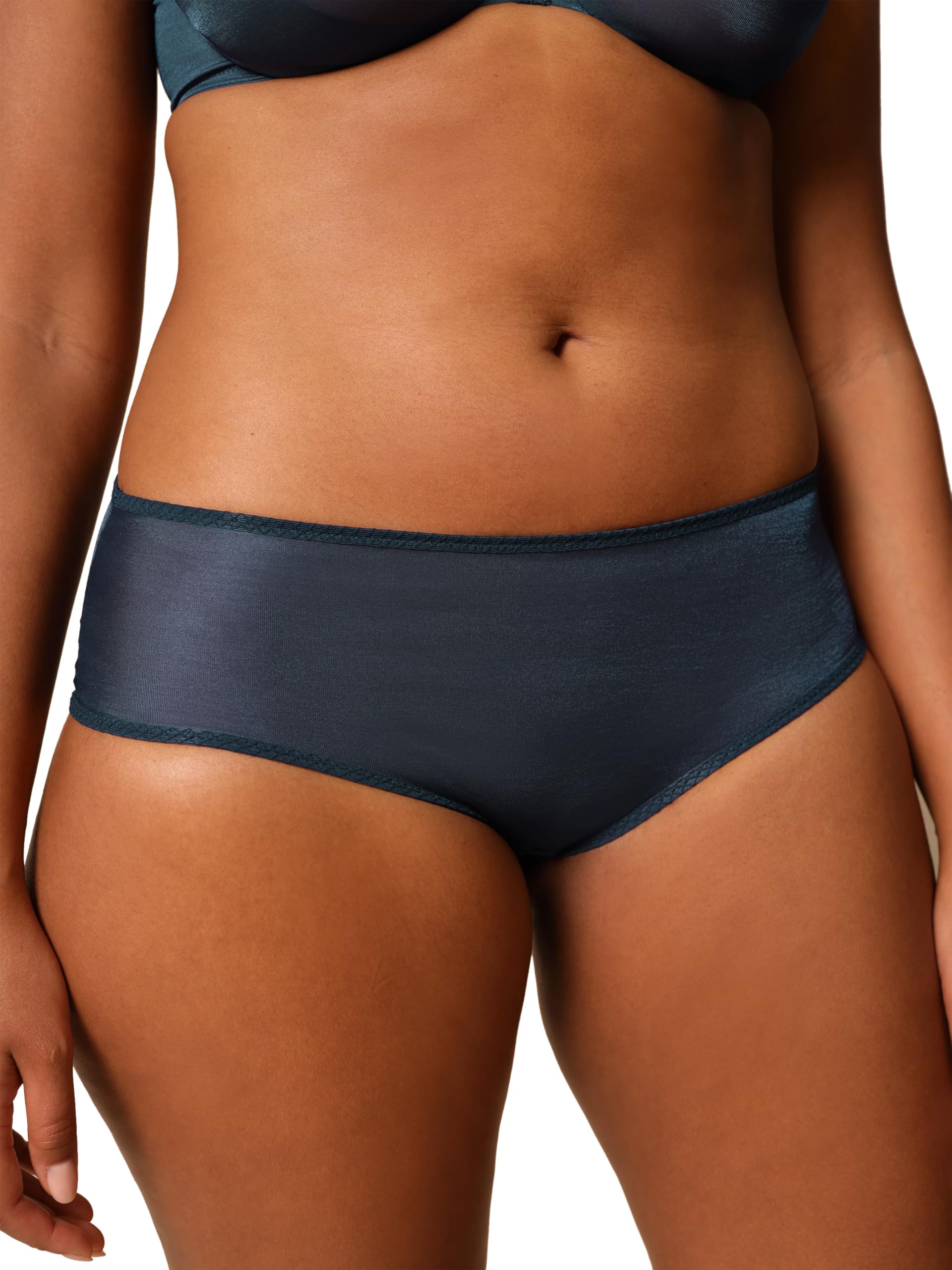 Gossard Women's Glossies Boy Short Panties, Shadow Blue, M