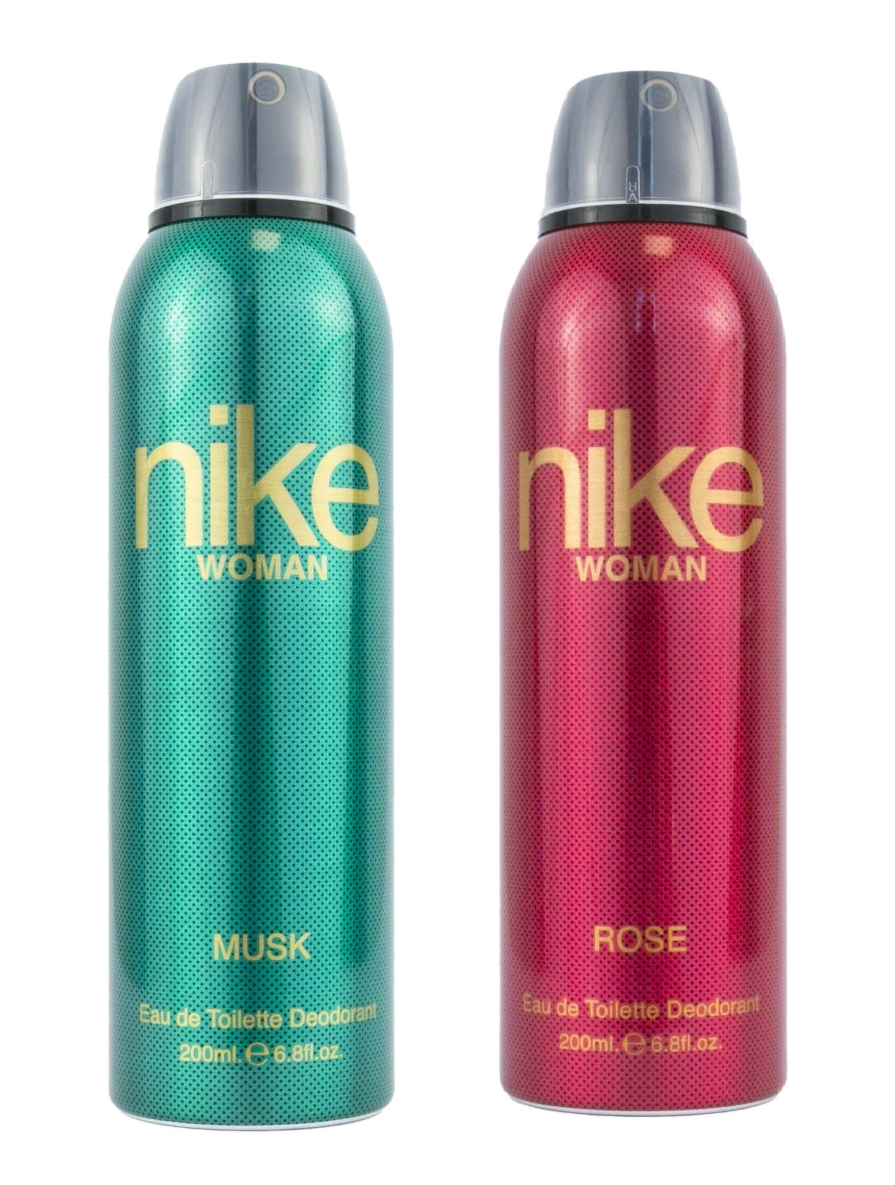 Nike Unisex Musk + Rose Deodorant Spray For Woman- Pack Of 2 (200Ml Each)-picture-13