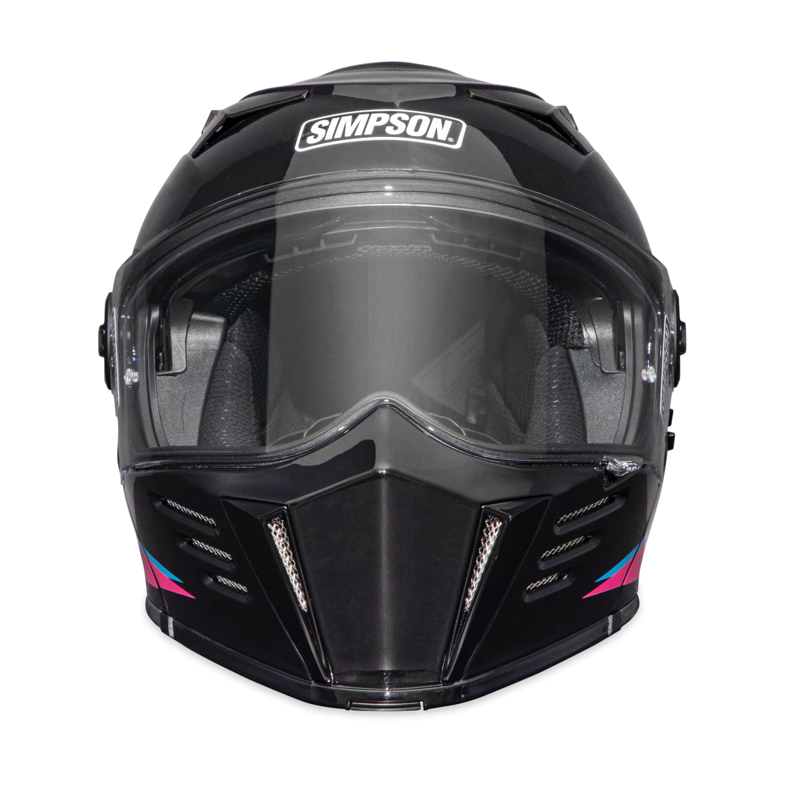 (美品) SIMPSON Mod Bandit モジュラーヘルメット　インカム Simpson Motorcycle M59MC Mod Bandit Helmet - Carbon Fiber MD