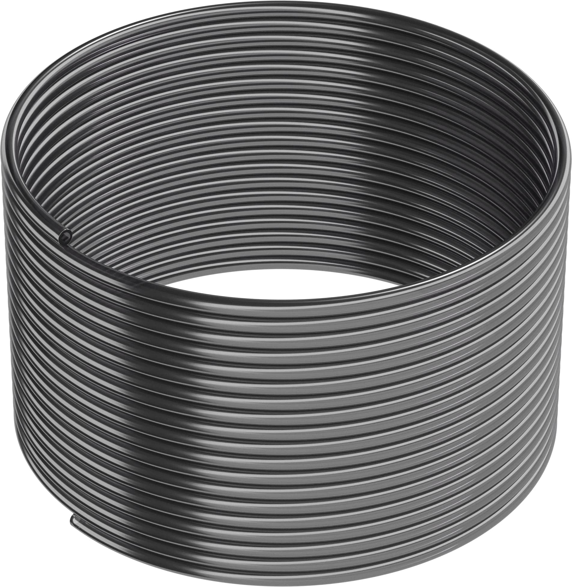 ARKA - PVC hose 4/6 mm (5m, Grey), Gray, 5 m
