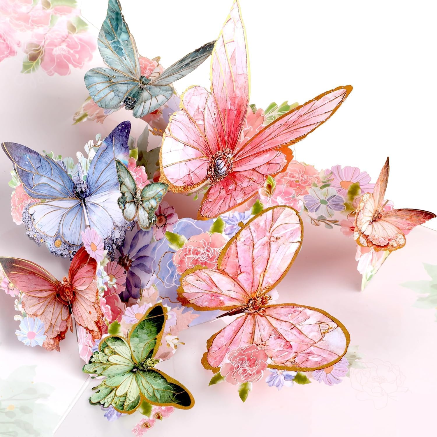 Magic Moments® Bella Farfalla Biglietto Auguri Pop-up 3D 15x20 Cm Con Busta Per Madre 690627