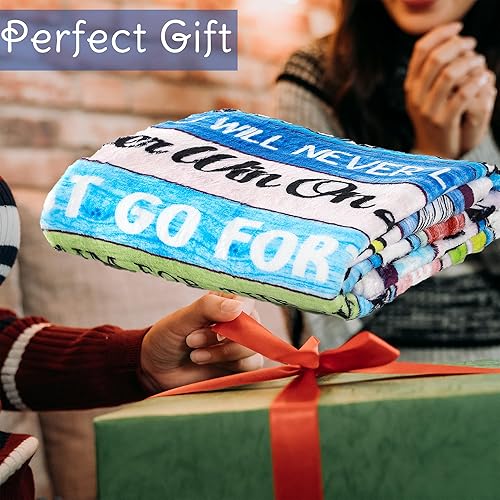 Miniatura 6 de Manta con texto en inglés To My Goddaughter, manta de regalo para ahijada, regalos de cumpleaños para ahijada, regalos de graduación para ahijada