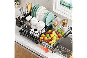 Extra Large Dish Rack: Expandable Dish Drainers for Big Families