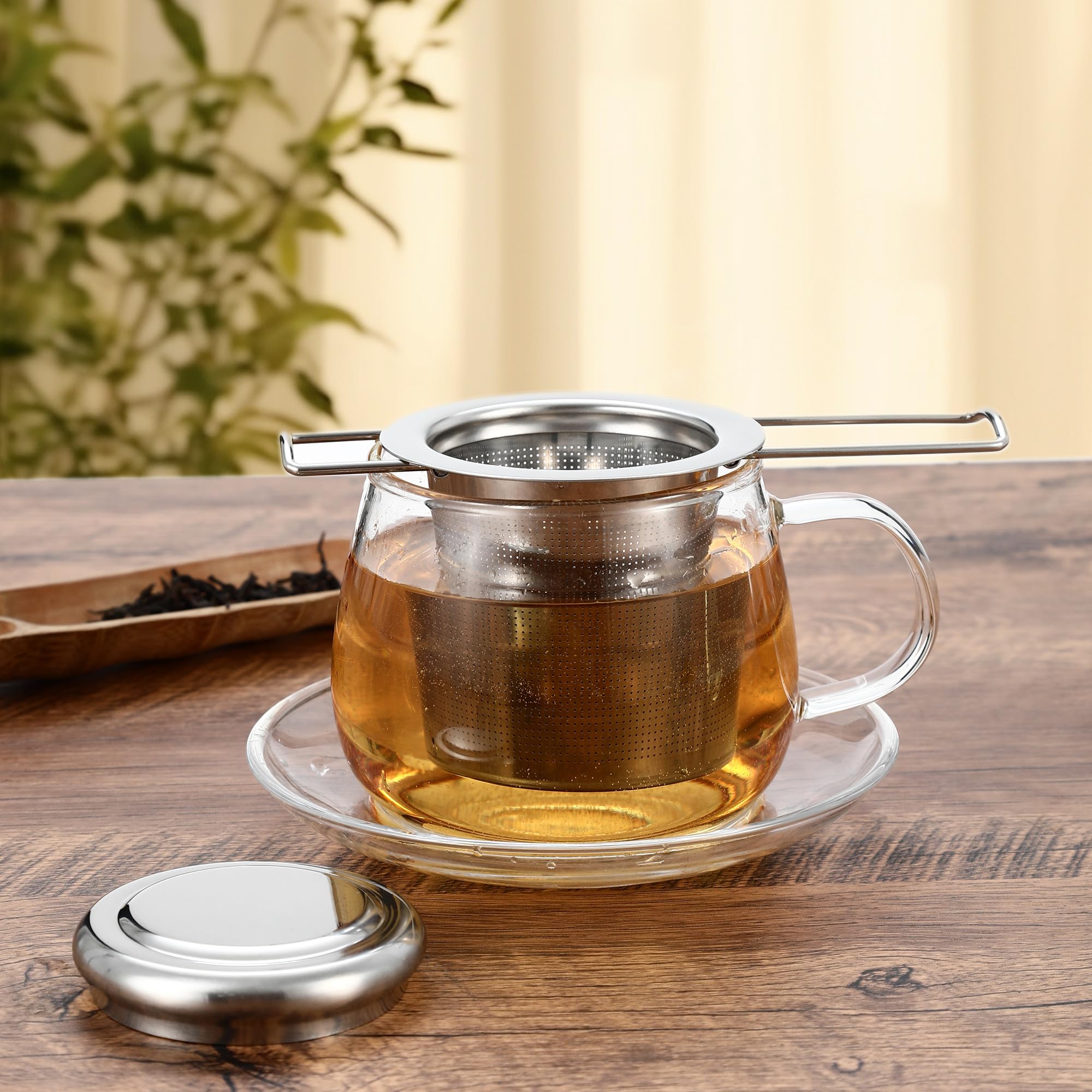 Infusor De Filtro De Malla, Infusor De Té Con Cone... - Grandado