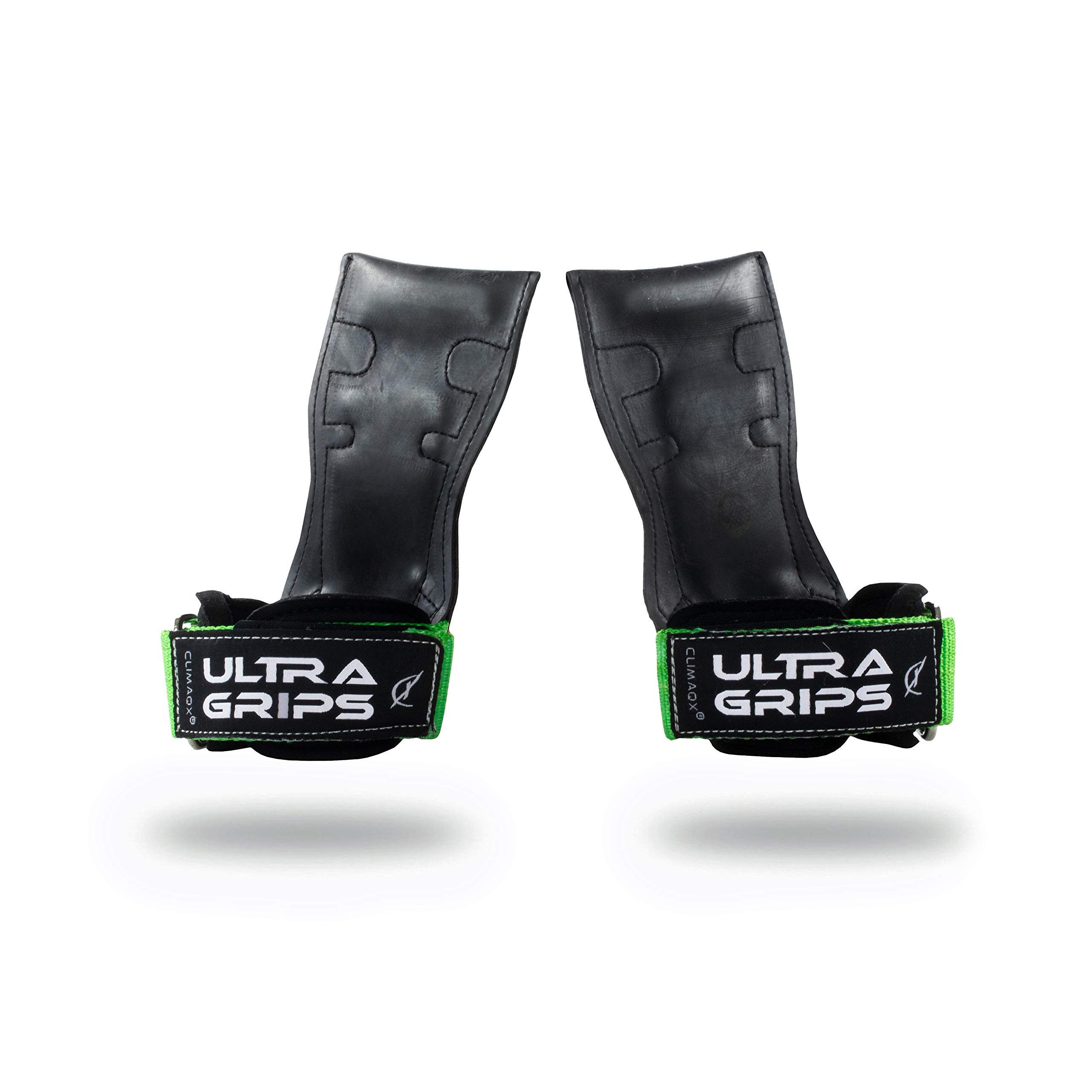 Climaqx® Ultra Grips professional straps | Suitable for fitness, bodybuilding, crossfit & powerlifting | Lifting straps for women and men