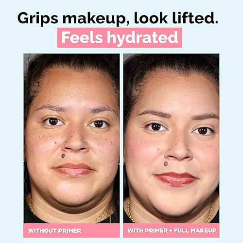 Vista 78 de Elizabeth Mott Thank Me Later - Prebase de maquillaje matificante para control de brillo y grasa, minimiza los poros, oculta líneas finas y arrugas