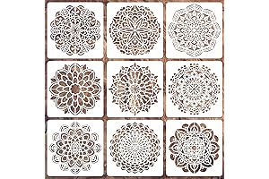 Mandalas Stencils for Creative Painting & Home Decor