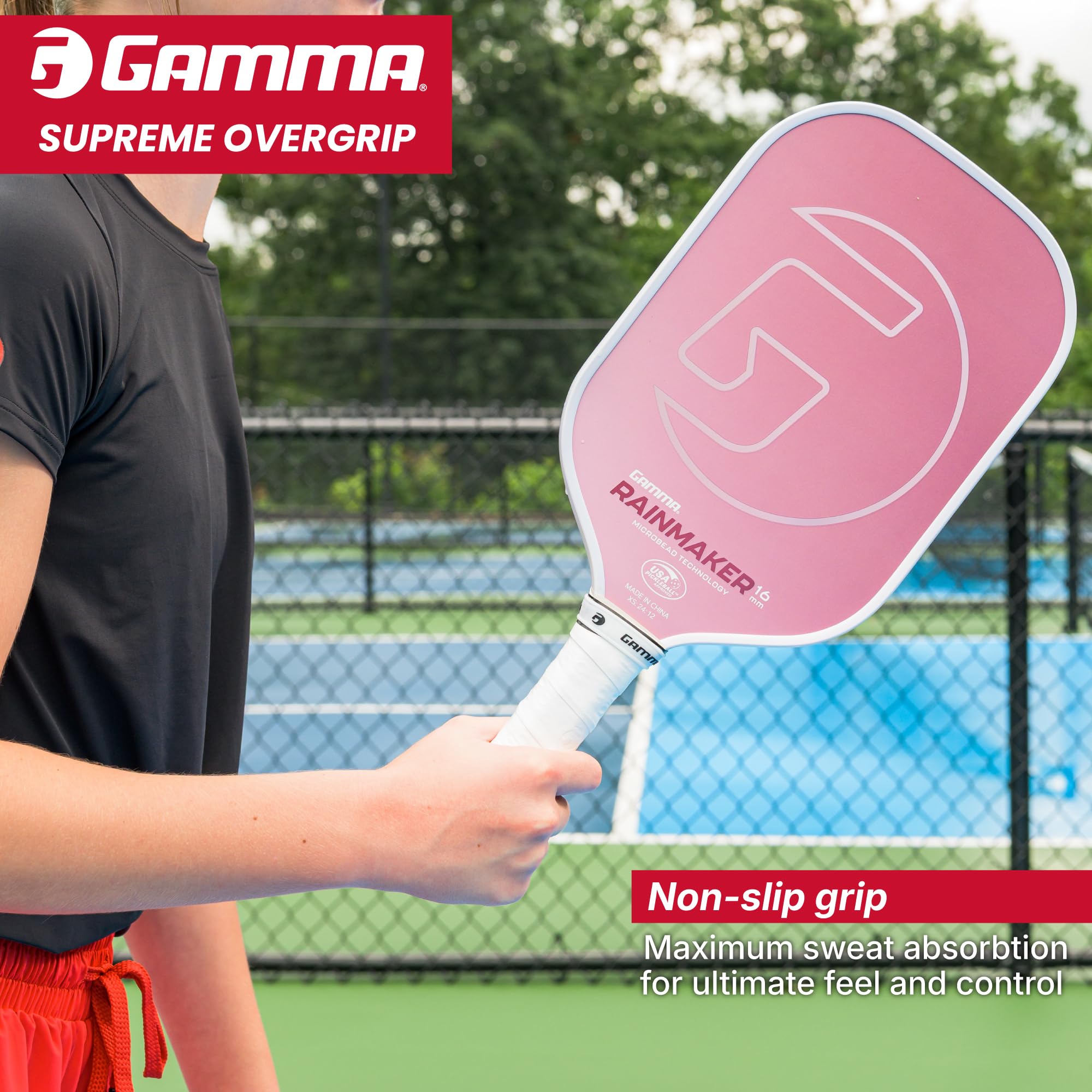 GAMMA Owijka sportowa Pickleball Supreme, różne neonowe