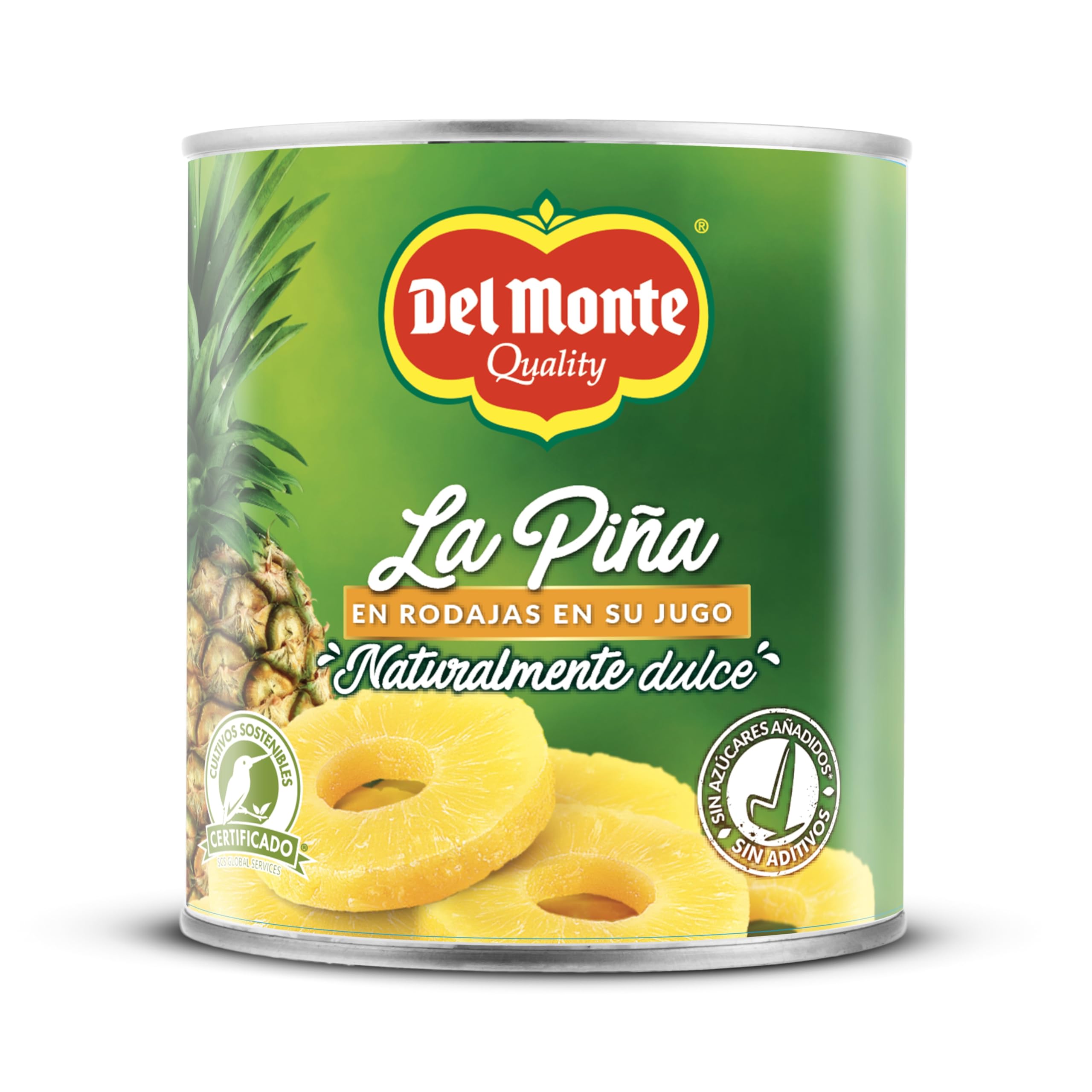 Del Monte Piña Rodajas en Jugo 510g