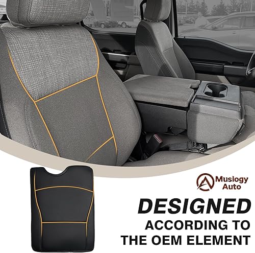 Miniatura 90 de Muslogy Funda de consola central compatible con Honda Pilot 2023 2024 2025, 2024 2025 2026 Ridgeline/Passport Accesorios para apoyabrazos, tapa