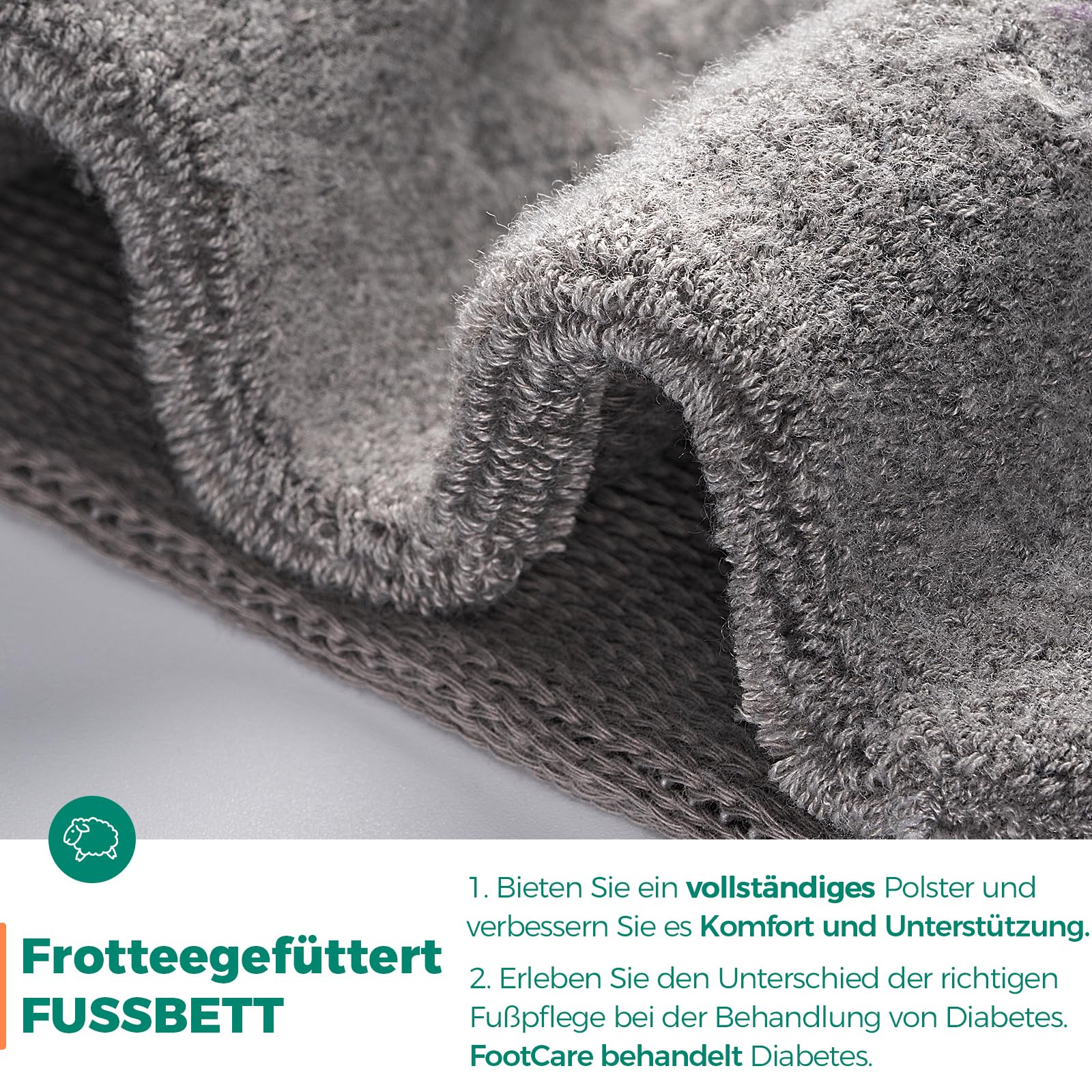 Rahhint Lana Merino Calze Diabetici 3 Paia, Calze in Bamboo senza Elastico senza Cucitura per Uomo & Donna