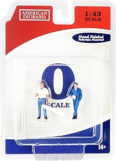 Tim and Larry Mechanics Set of 2 Figurines for 1/43 Scale Models by American Diorama 38357