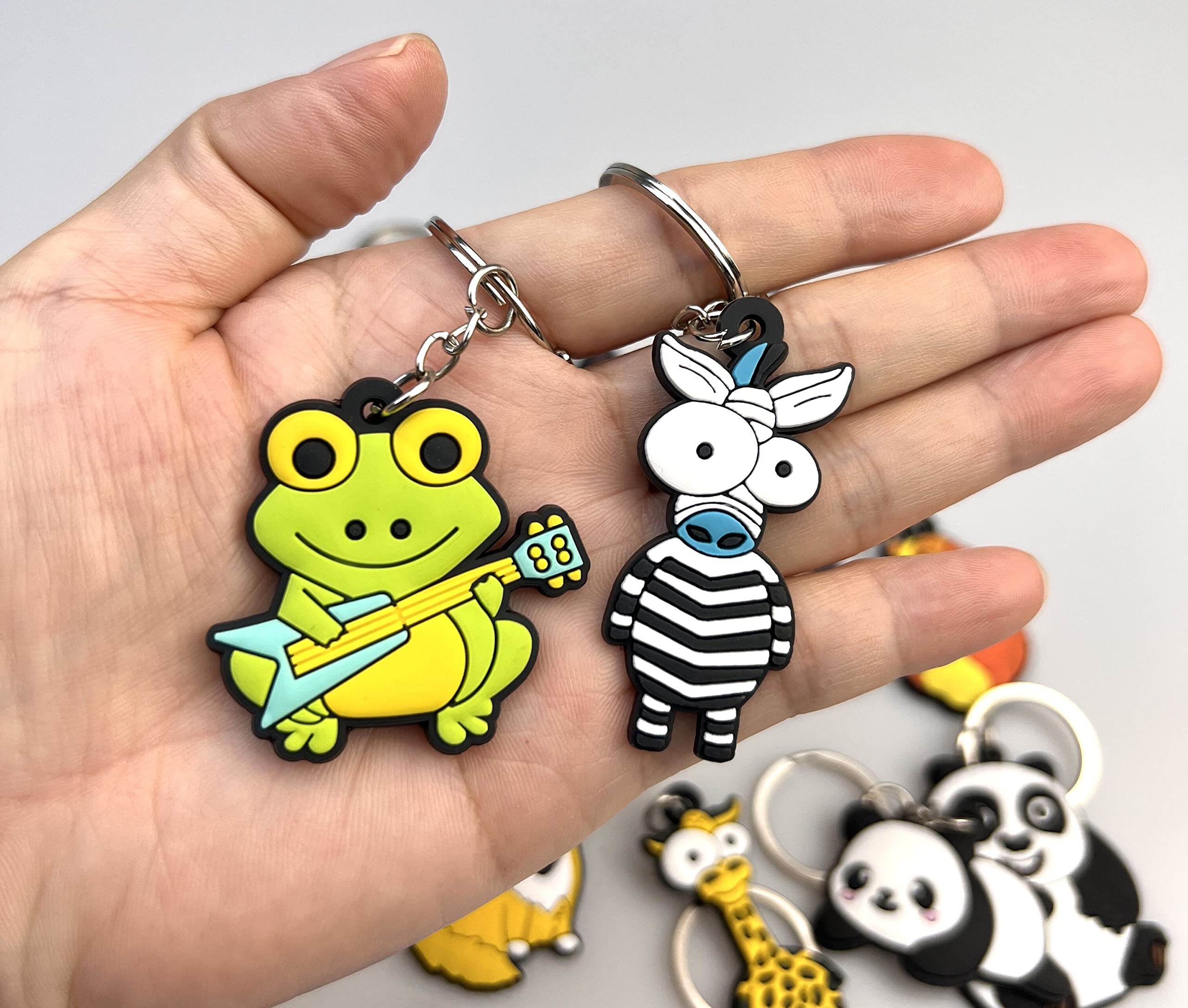 PACKOVE 2 Dijes Adorables De Llavero Para Perro, Lindo Cachorro En Forma De Decoración De Llaves Para Bolsas, Mochilas Y Niños Y Niñas, Accesorios Creativos Para Perros