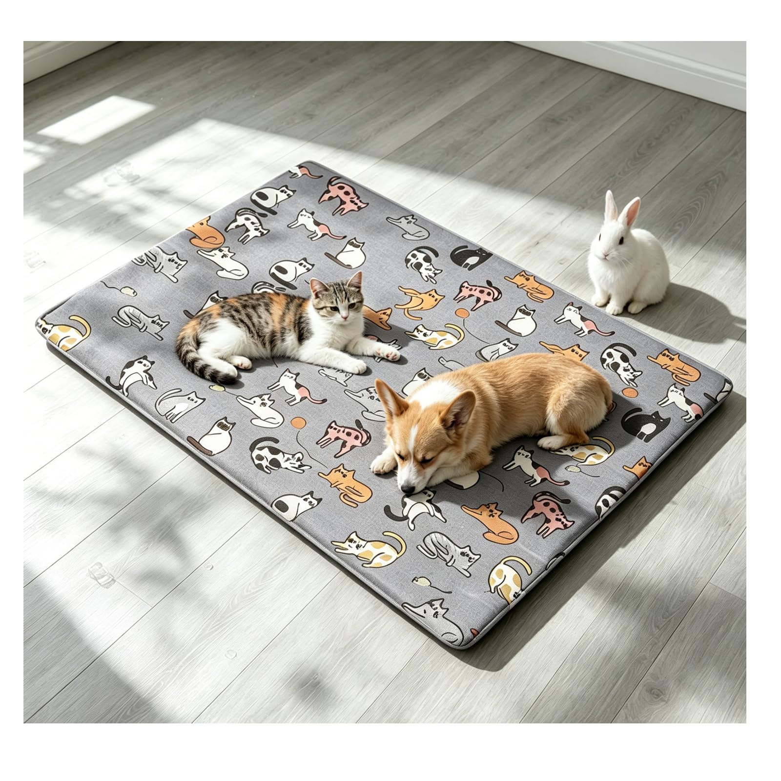 Dog Cooling Mat, Portable Pet Gel Self Cooling Pads Mat for Large Dogs