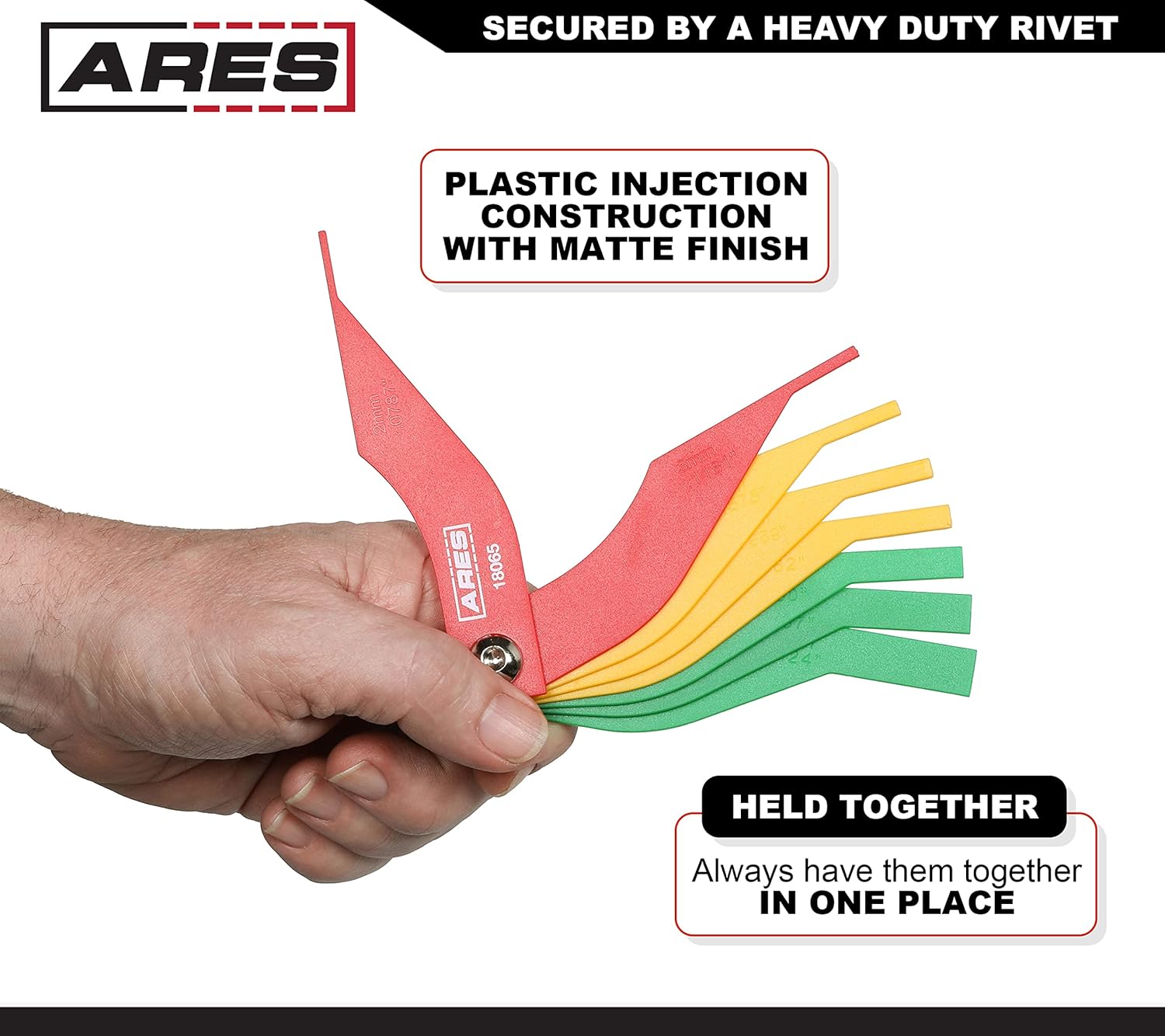 Buy ARES 18065 8Piece Plastic Brake Gauge Tool Set Plastic