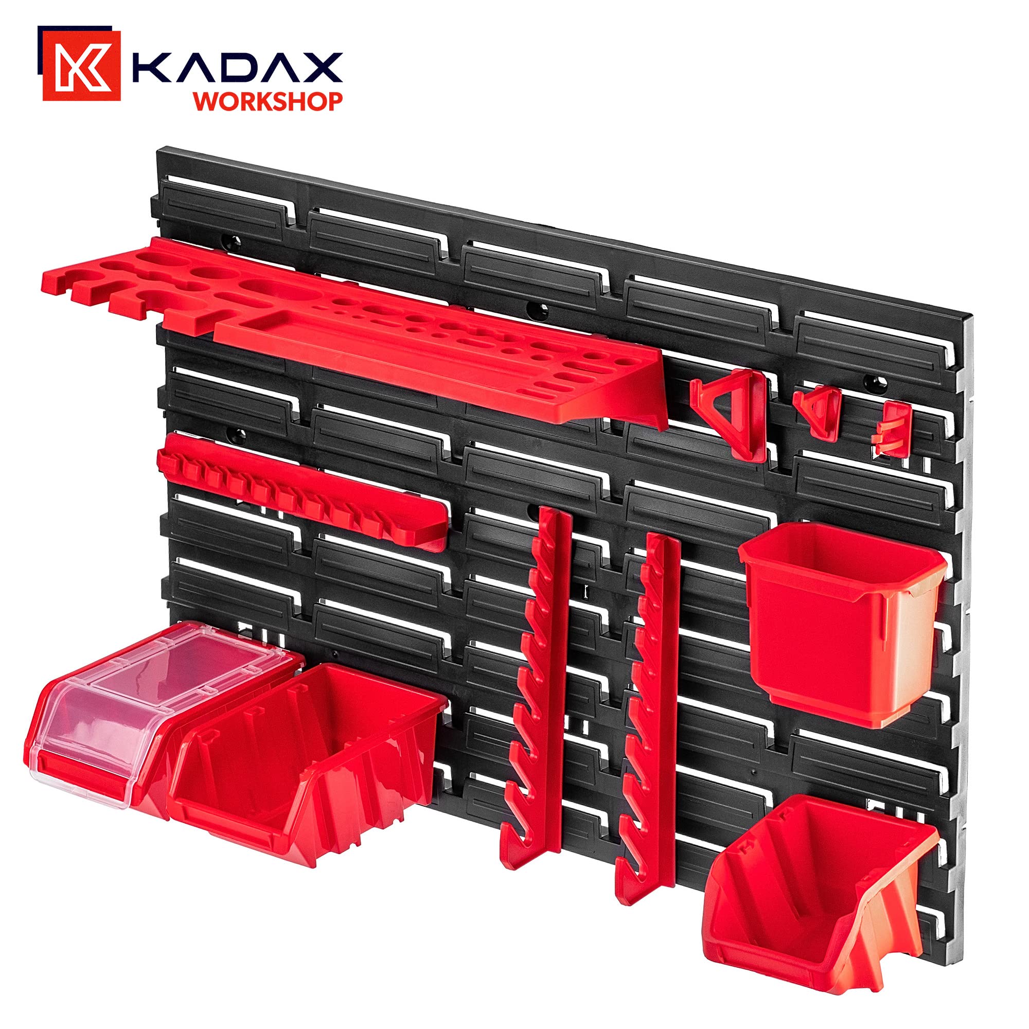 KADAX Porte-outils, étagère Murale, Porte-outils En Plastique PP, Système De Stockage Pour Mur