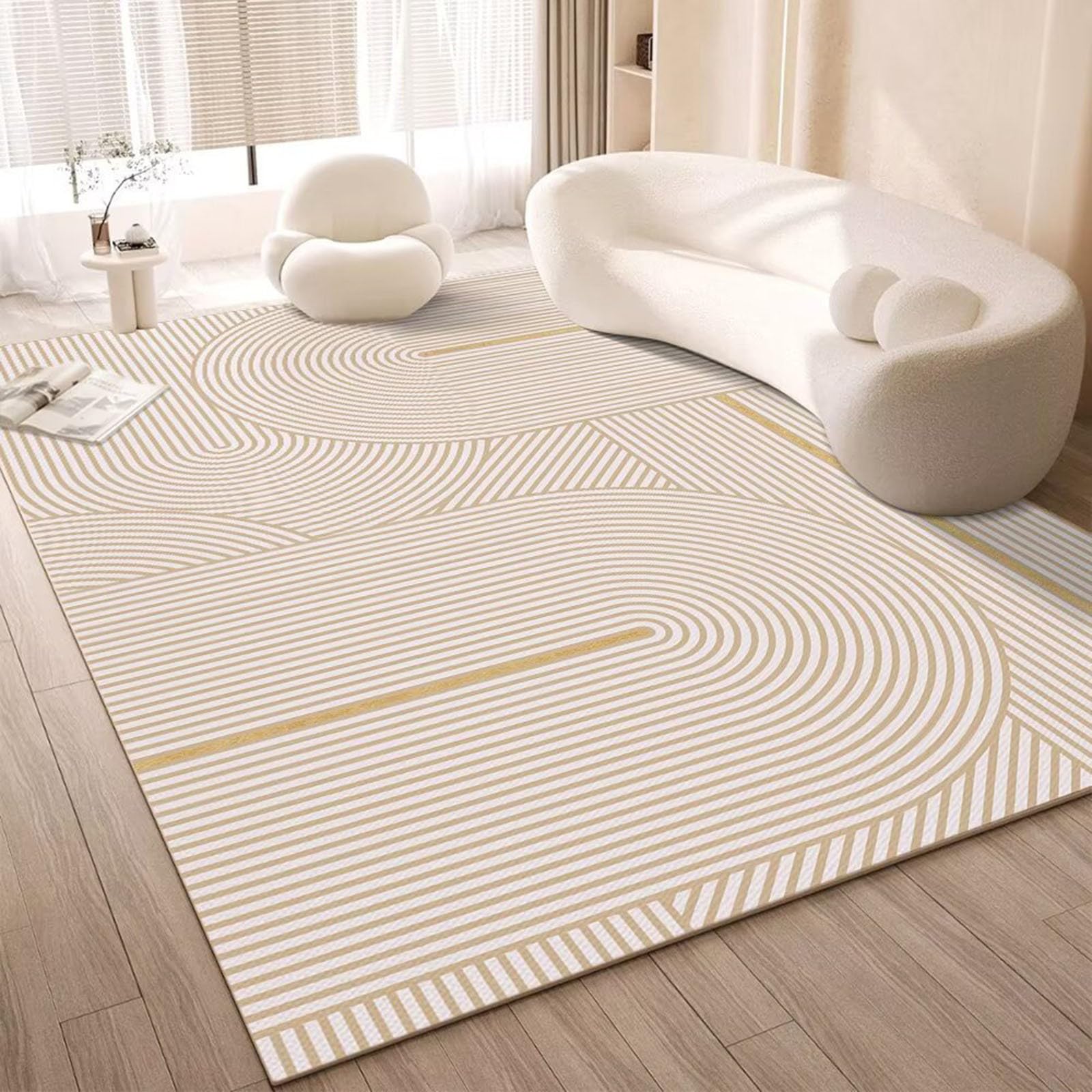 Tapis moderne intérieur et extérieur 160x200 cm lavable style 3