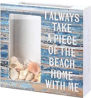 30+ Stunning Blue Ceramic Vase Decor Ideas For Any Room 114 Primitives by Kathy Seashell Holder, rustic beach themed design, I Alway...