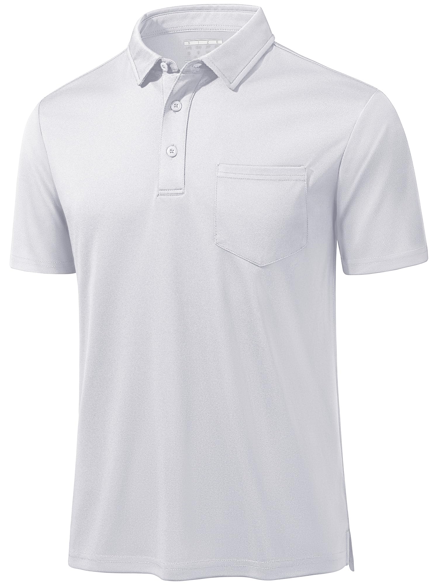TACVASEN Herren Poloshirt Kurzarm Polo Atmungsaktiv T-Shirt Schnelltrocknend Tee Golf Shirt Sommershirt