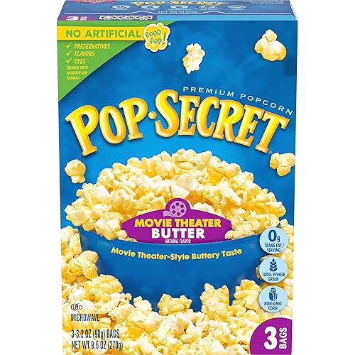 Miniatura 21 de Pop Secret Palomitas de maíz, mantequilla de cine tamaño aperitivo, 12 unidades, 12