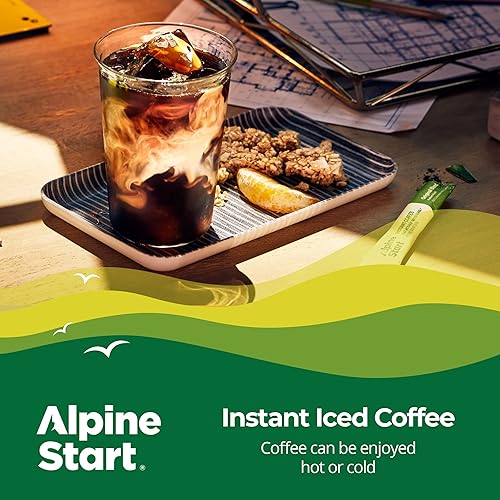 Miniatura 5 de Alpine Start Café instantáneo premium, mezcla original de tostado medio, café arábica, sin lácteos, soja ni gluten, 24 unidades (paquete de 3 cajas)